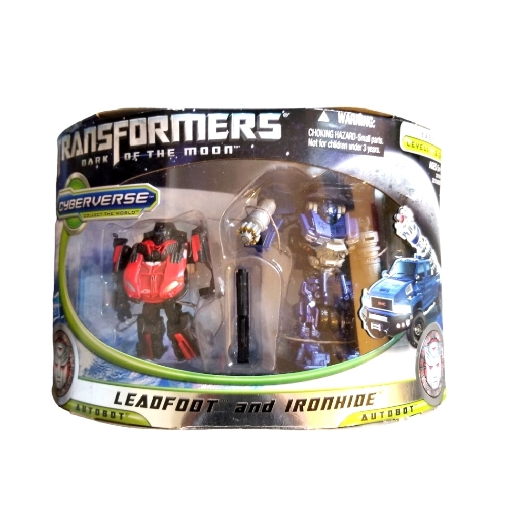 Transformers Dark of the Moon Cyberverse 2 pack with Leadfoot/Ironhide unopened